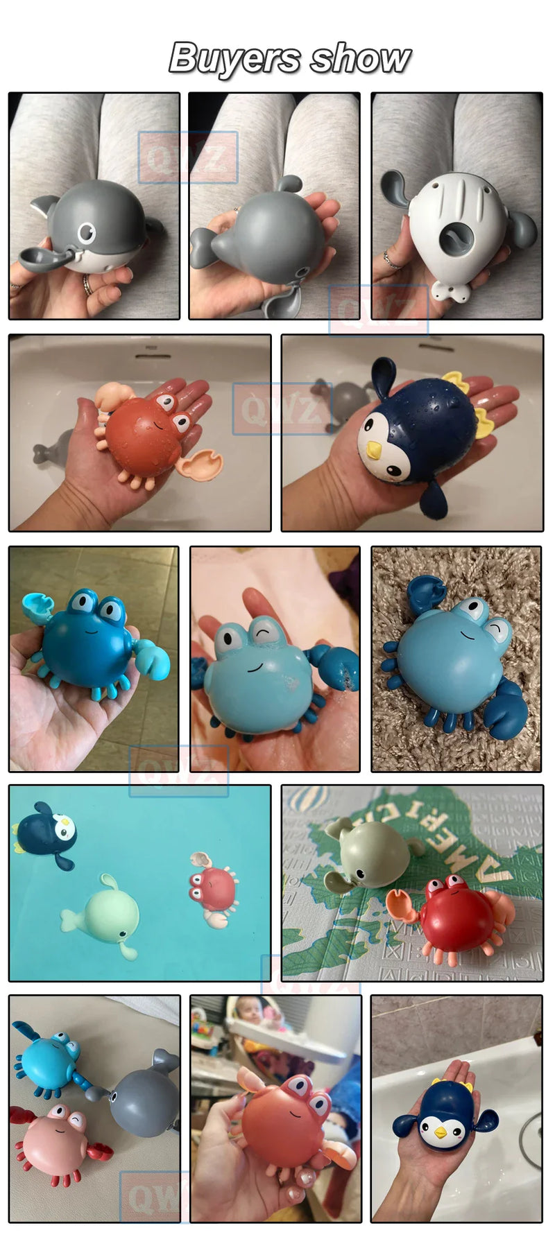 Brinquedo de Banho para Bebê Nadador encantado