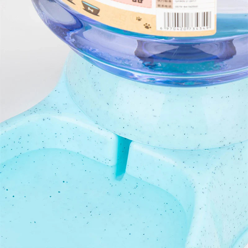Tigela para comida de cães pequenos, com dispensador automático de água