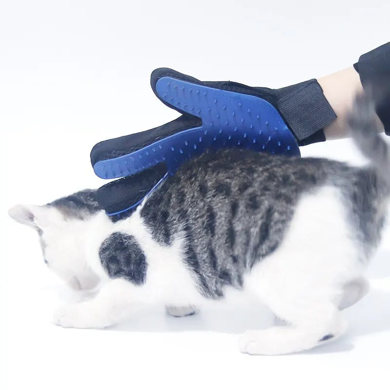 Luvas para remoção de pelos de gatos e cães