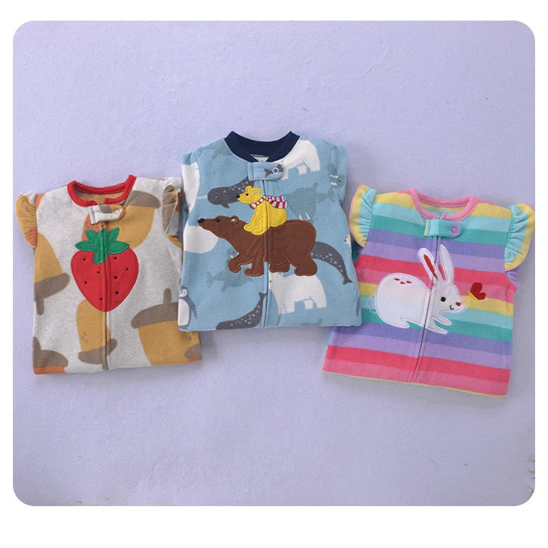 Roupinha de Bebê Unissex Animal para Outono/Inverno