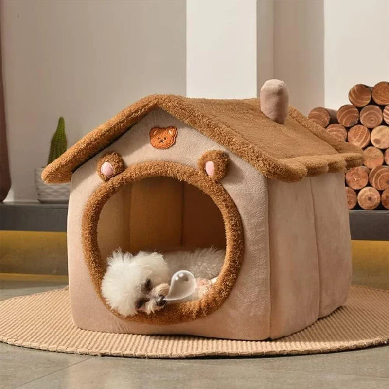Casinha para gatos removível e lavável