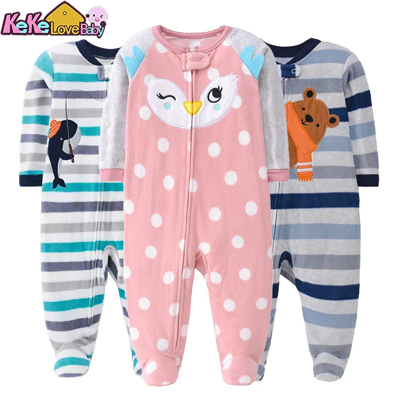 Roupinha de Bebê Unissex Animal para Outono/Inverno