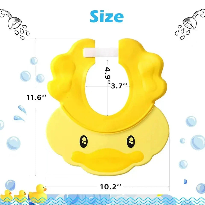 Boné Protetor para Lavagem de Cabelo Infantil