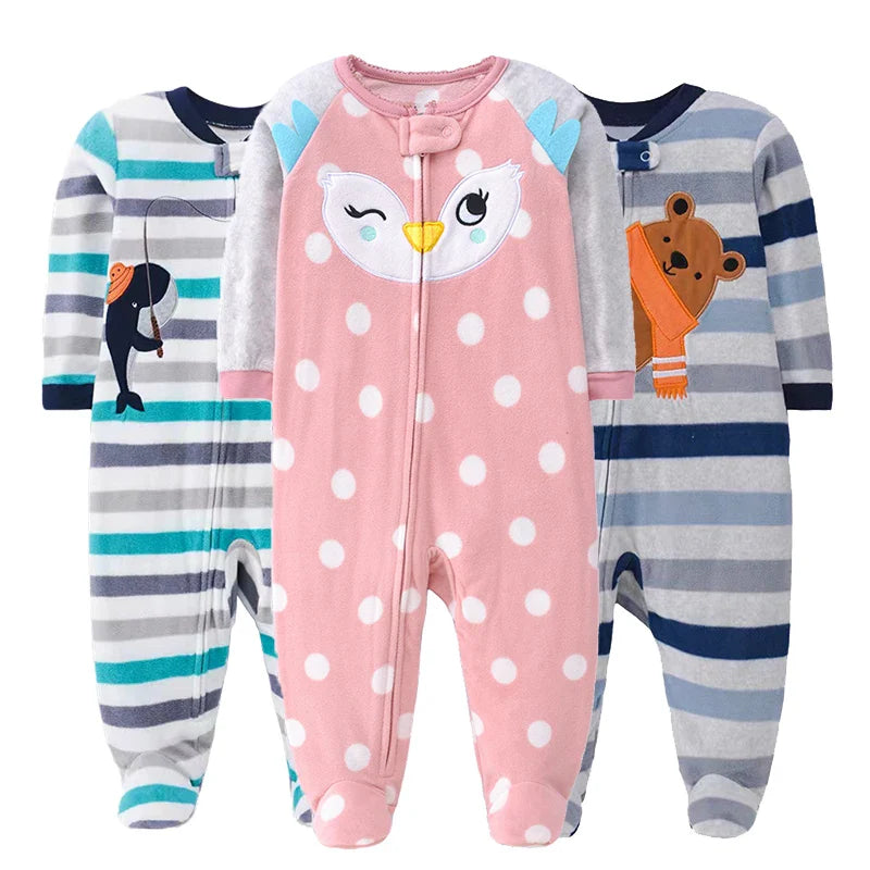 Roupinha de Bebê Unissex Animal para Outono/Inverno