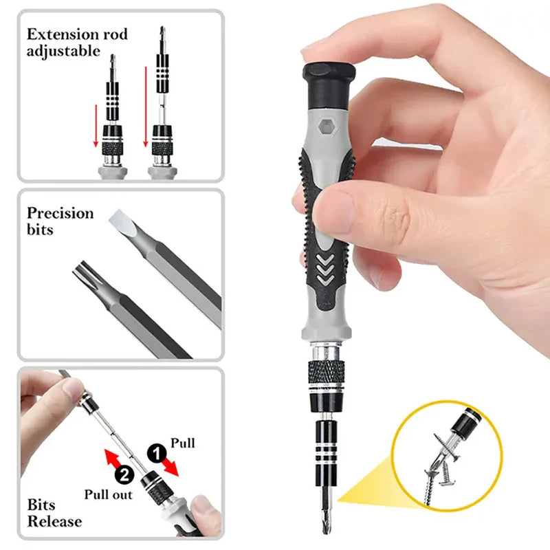 Kit de Ferramentas de Precisão 115 em 1 TechTool Pro