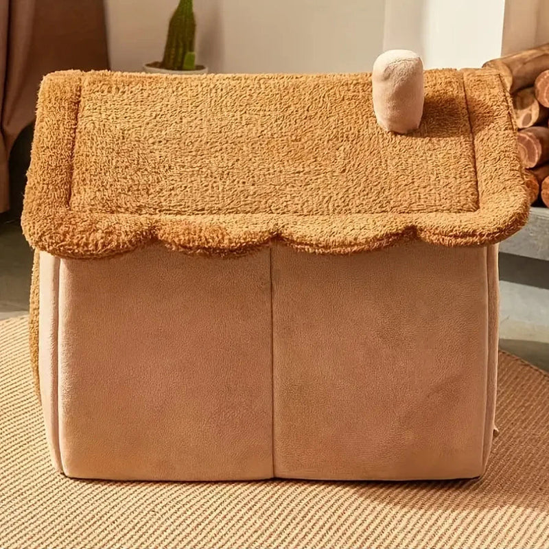 Casinha para gatos removível e lavável