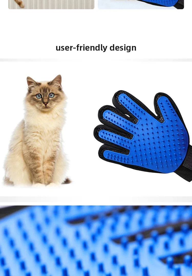 Luvas para remoção de pelos de gatos e cães
