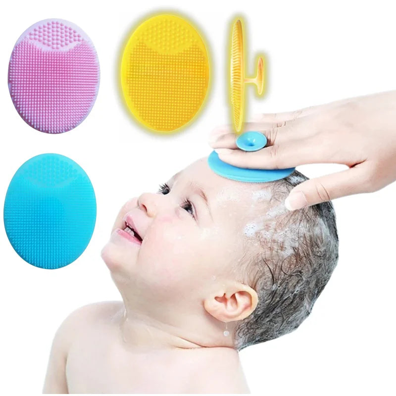 Kit 2 Escovas de Banho infantil de Silicone