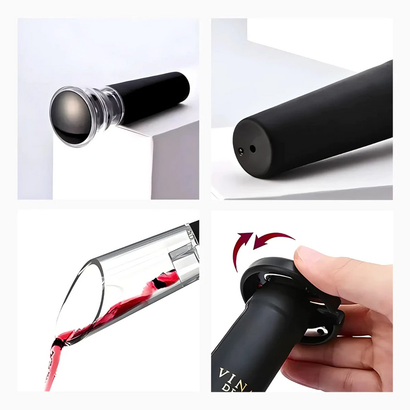 Kit Aerador e Rolha para EasyWine